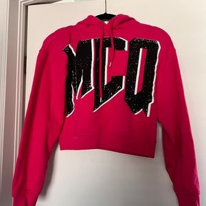McQ crop hoodie